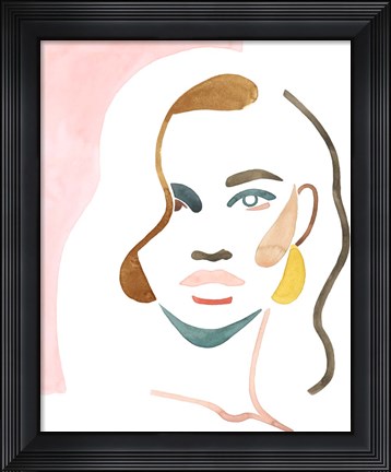 Framed She Shadow II Print