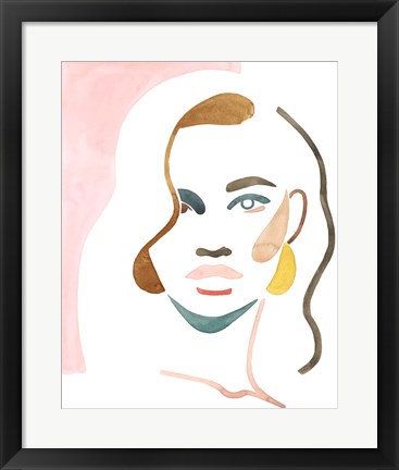 Framed She Shadow II Print