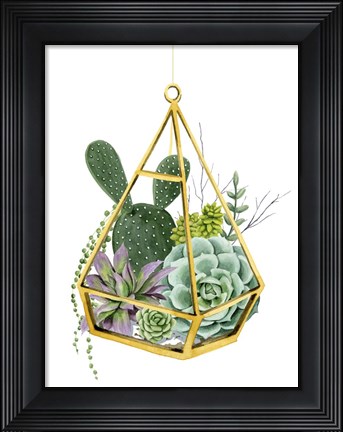 Framed Wild Terrarium I Print