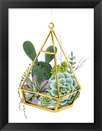 Framed Wild Terrarium I Print