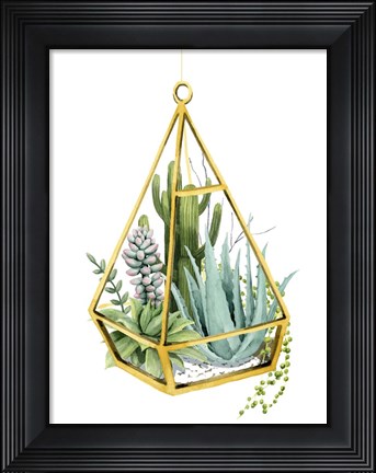 Framed Wild Terrarium III Print