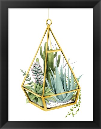 Framed Wild Terrarium III Print