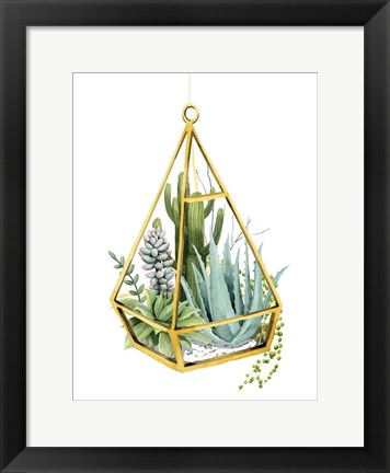 Framed Wild Terrarium III Print