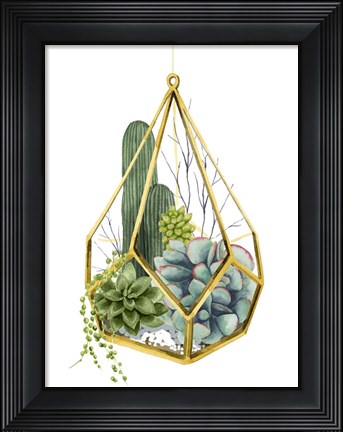 Framed Wild Terrarium IV Print
