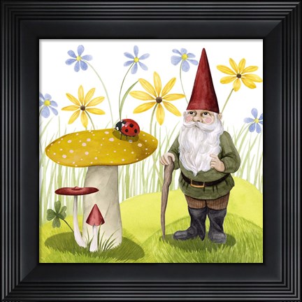 Framed Gnome Neighbors IV Print