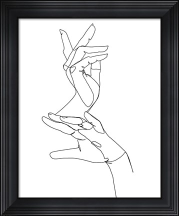 Framed Magic Hands I Print