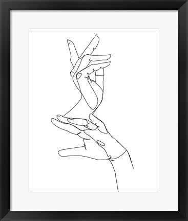 Framed Magic Hands I Print