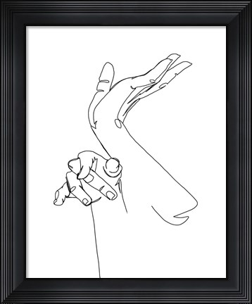 Framed Magic Hands II Print