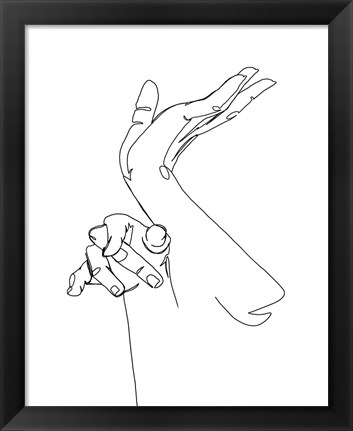 Framed Magic Hands II Print