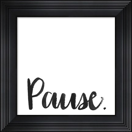 Framed Simple Mantras II Print