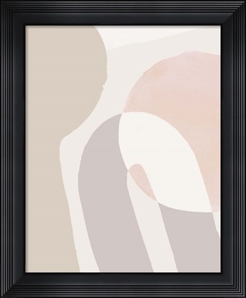 Framed Sun Shapes II Print