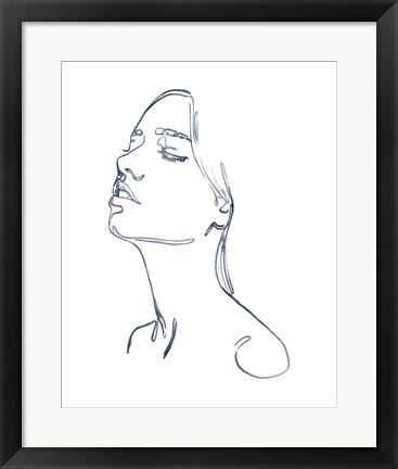 Framed Exhale I Print