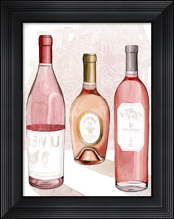 Framed Rose Summer II Print