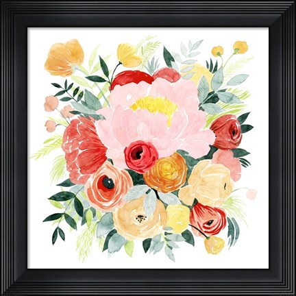 Framed Beaute Flora I Print