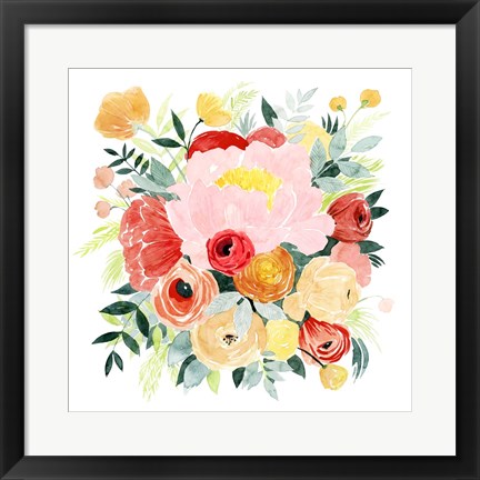 Framed Beaute Flora I Print