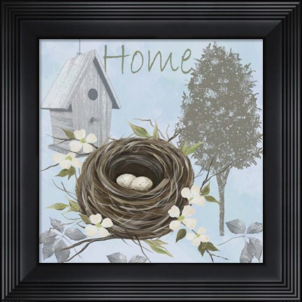 Framed Nesting Collection II Print