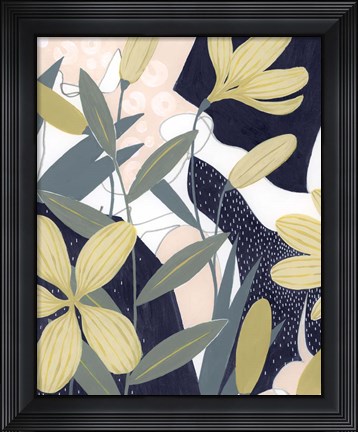 Framed Flores Noche I Print
