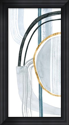 Framed Gradient Gears I Print