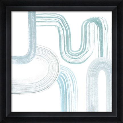 Framed Gemstone Streams I Print