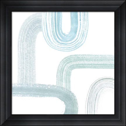Framed Gemstone Streams II Print