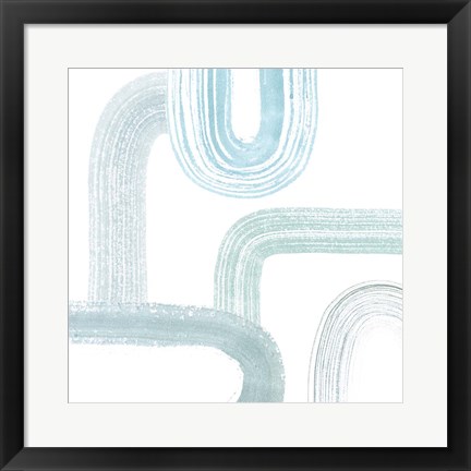 Framed Gemstone Streams II Print