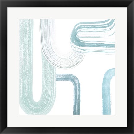 Framed Gemstone Streams III Print