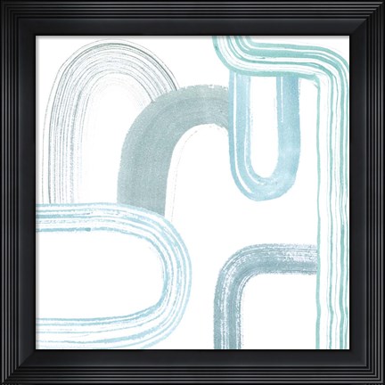 Framed Gemstone Streams IV Print
