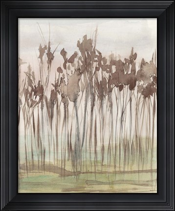 Framed Sienna Treeline II Print