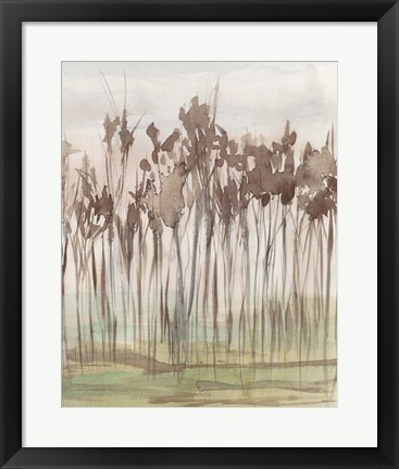 Framed Sienna Treeline II Print