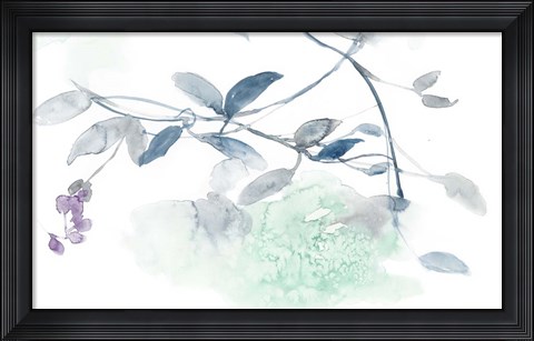 Framed Ethereal Purple I Print