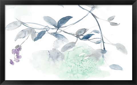 Framed Ethereal Purple I Print