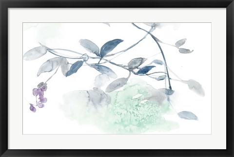 Framed Ethereal Purple I Print