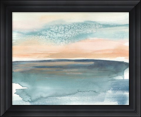 Framed Peachy Salt Spray II Print