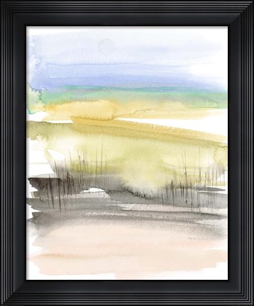 Framed Grassy Marsh II Print