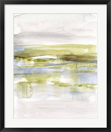 Framed Olive Marsh I Print