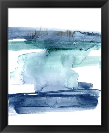 Framed Teal Inside II Print