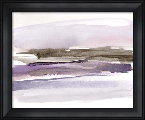 Framed Purple Umber I Print