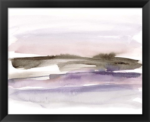 Framed Purple Umber II Print