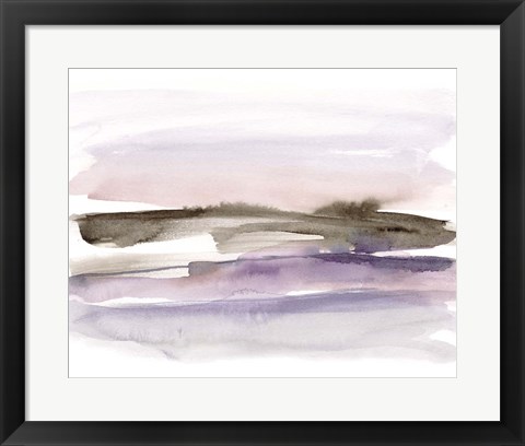 Framed Purple Umber II Print