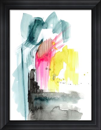 Framed Neon Contemplation II Print