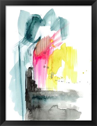Framed Neon Contemplation II Print