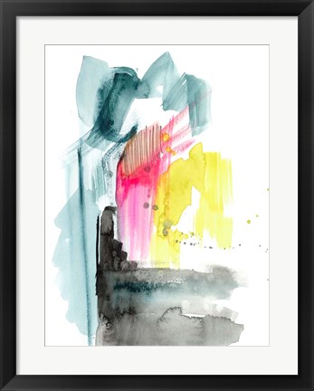 Framed Neon Contemplation II Print