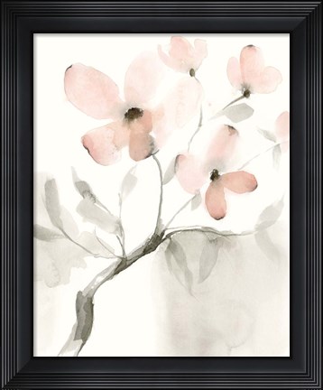 Framed Dogwood Dream I Print