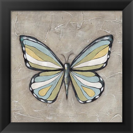 Framed Graphic Spring Butterfly II Print