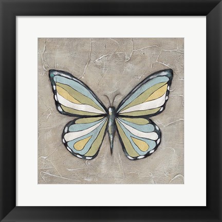 Framed Graphic Spring Butterfly II Print