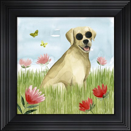 Framed Park Pup II Print