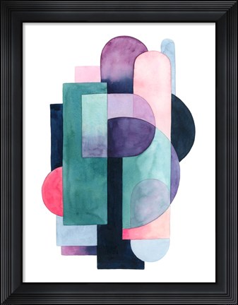 Framed Urban Deco II Print