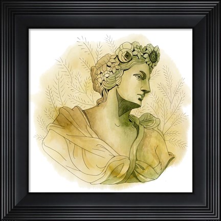 Framed Garden Goddess III Print