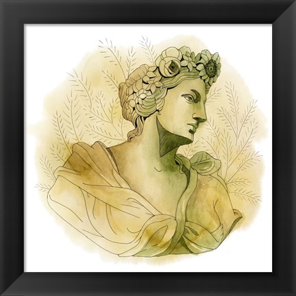 Framed Garden Goddess III Print