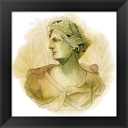 Framed Garden Goddess IV Print